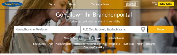 Webkatalog goyellow.de